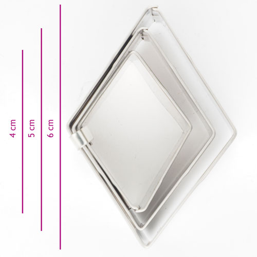 Kalliskivid 3Tk 4-6Cm - Metallvormid