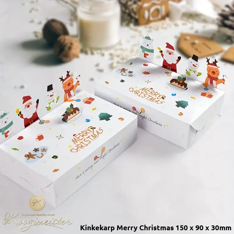 Kinkekarp Merry Christmas 150 X 90 30Mm