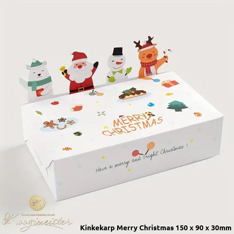 Kinkekarp Merry Christmas 150 X 90 30Mm