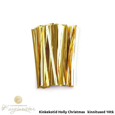 Kinkekotid Holly Christmas + Kinnitused