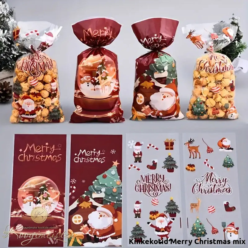 Kinkekotid Merry Christmas Mix 4Tk