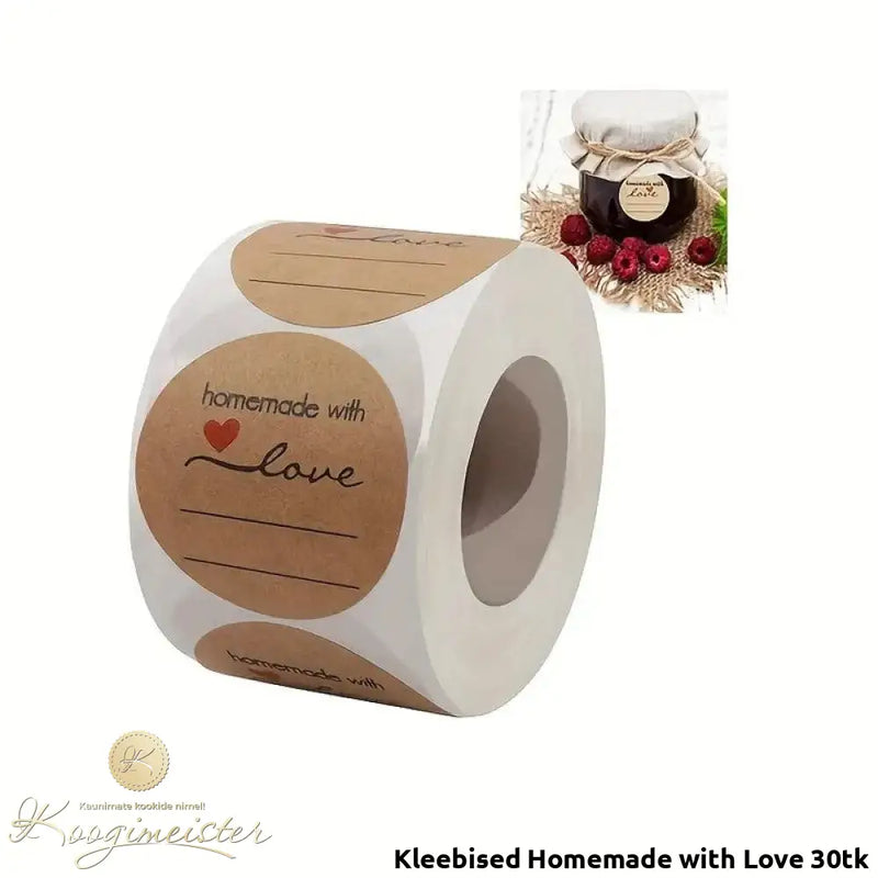 Kleebised Homemade With Love 30Tk Kleebised
