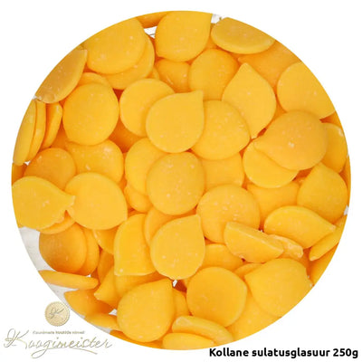 Kollane Sulatusglasuur 250G Toidukaubad