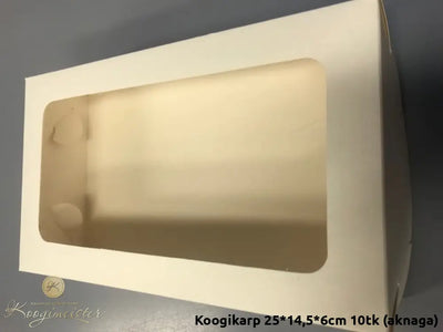 Koogikarp 25*14 5*6Cm 10Tk (Aknaga)