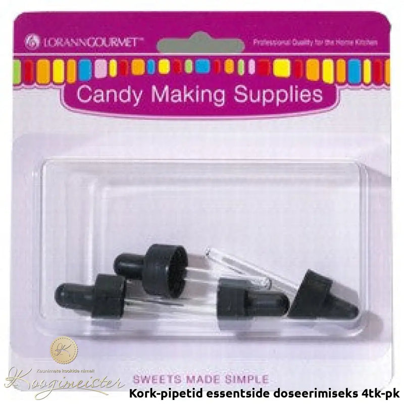 Kork-Pipetid Essentside Doseerimiseks 4Tk-Pk