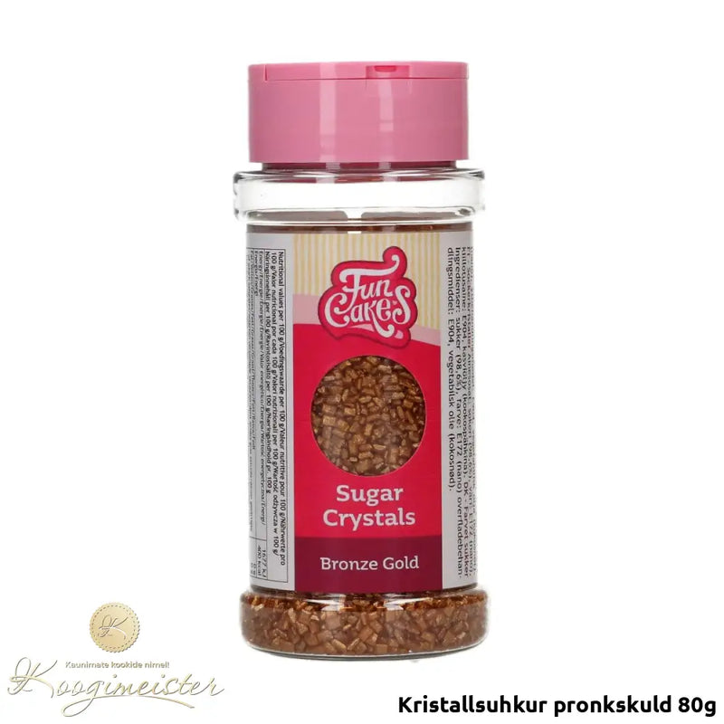 Kristallsuhkur Pronkskuld 80G