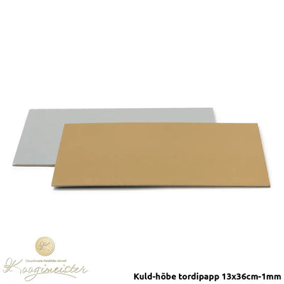 Kuld-Hõbe Tordipapp 13X36Cm-1Mm