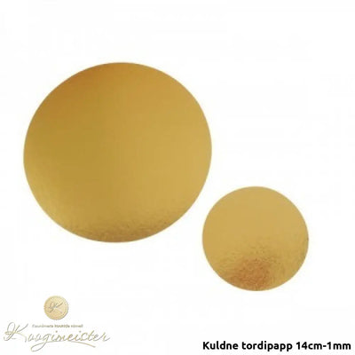 Kuldne Tordipapp 14Cm-1Mm