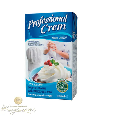 Laktoosivaba/Vegan Vahukreem Professional Crem 1Ltr Toidukaubad