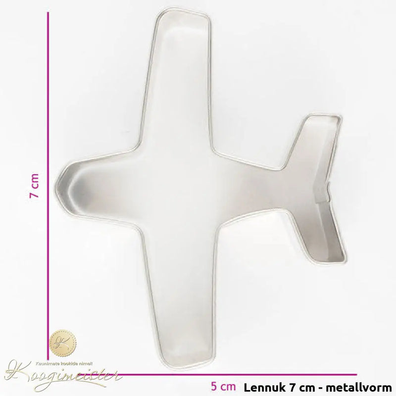 Lennuk 7 Cm - Metallvorm