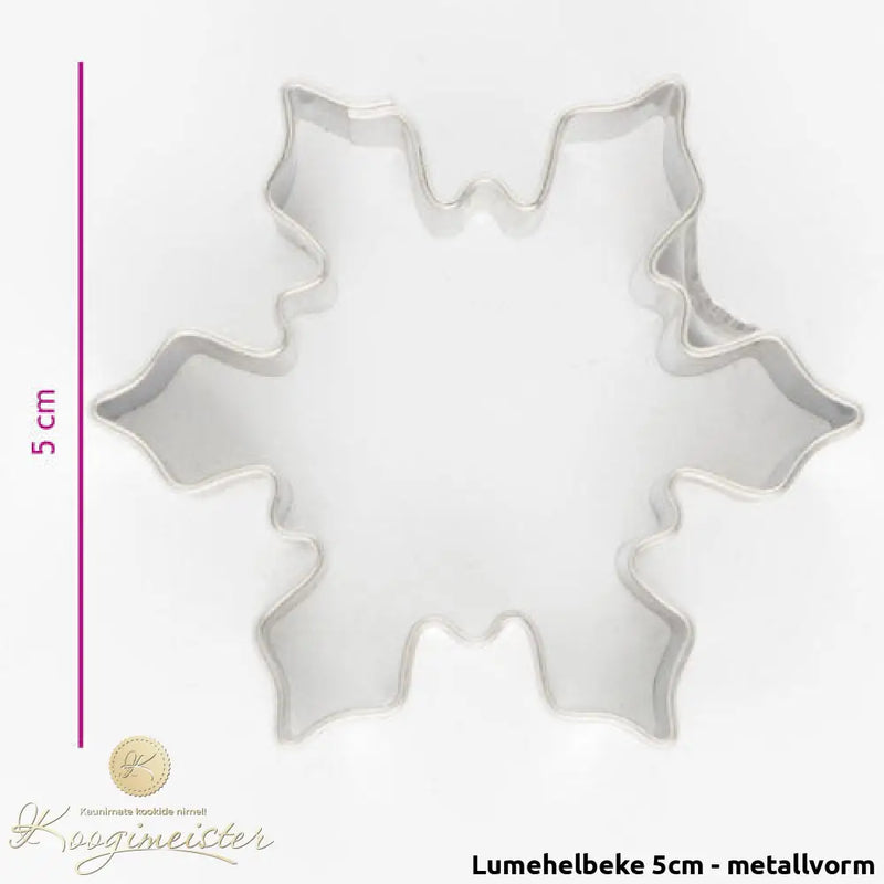 Lumehelbeke 5Cm - Metallvorm