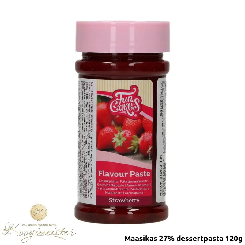 Maasikas (27% ) Dessertpasta 120G Toidukaubad
