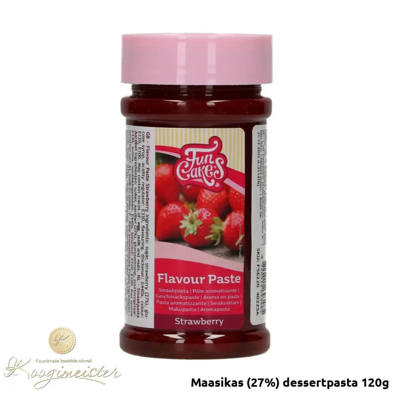 Maasikas (27% ) Dessertpasta 120G Toidukaubad