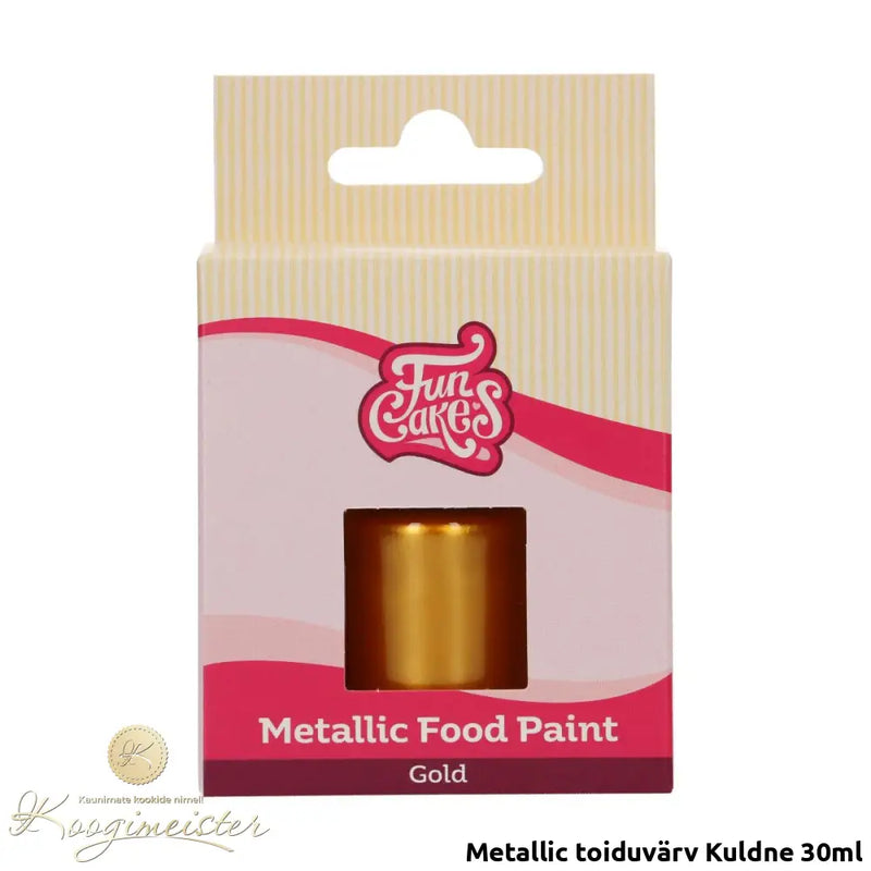 Metallic Toiduvärv Kuldne 30Ml Toidukaubad