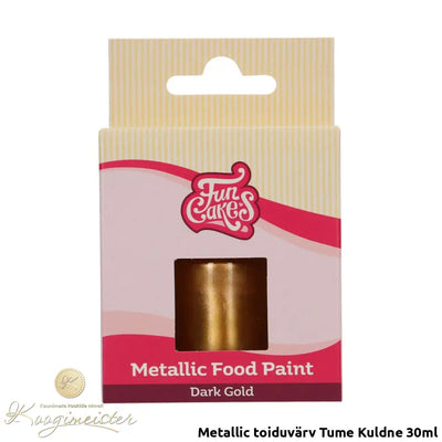 Metallic Toiduvärv Tume Kuldne 30Ml Toidukaubad