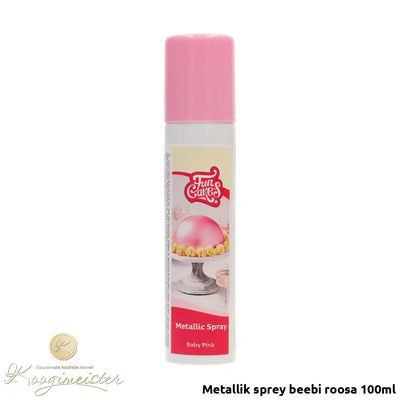 Metallik Sprey Beebi Roosa 100Ml Toidukaubad