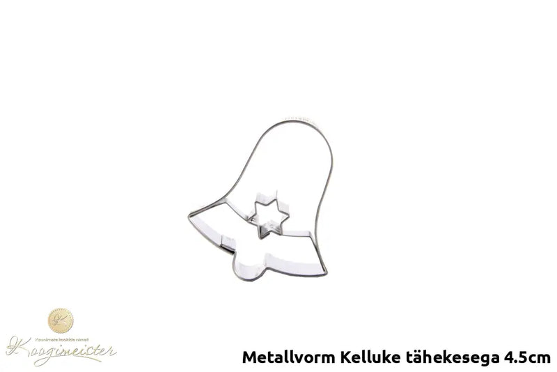 Metallvorm Kelluke Tähekesega 4.5Cm