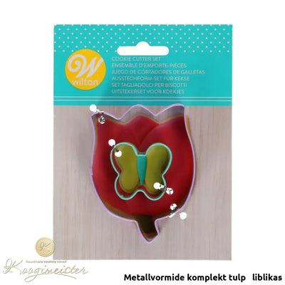 Metallvormide Komplekt Tulp + Liblikas