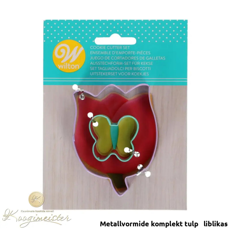 Metallvormide Komplekt Tulp + Liblikas