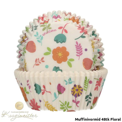 Muffinivormid 48Tk Floral