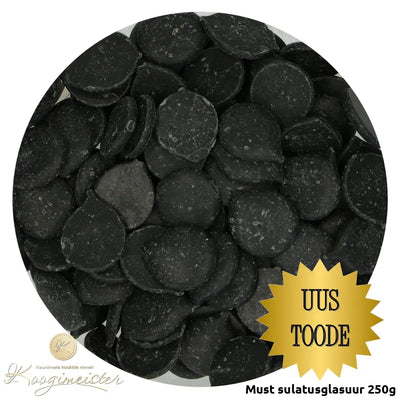 Must Sulatusglasuur 250G Toidukaubad