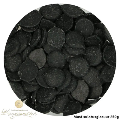 Must Sulatusglasuur 250G Toidukaubad