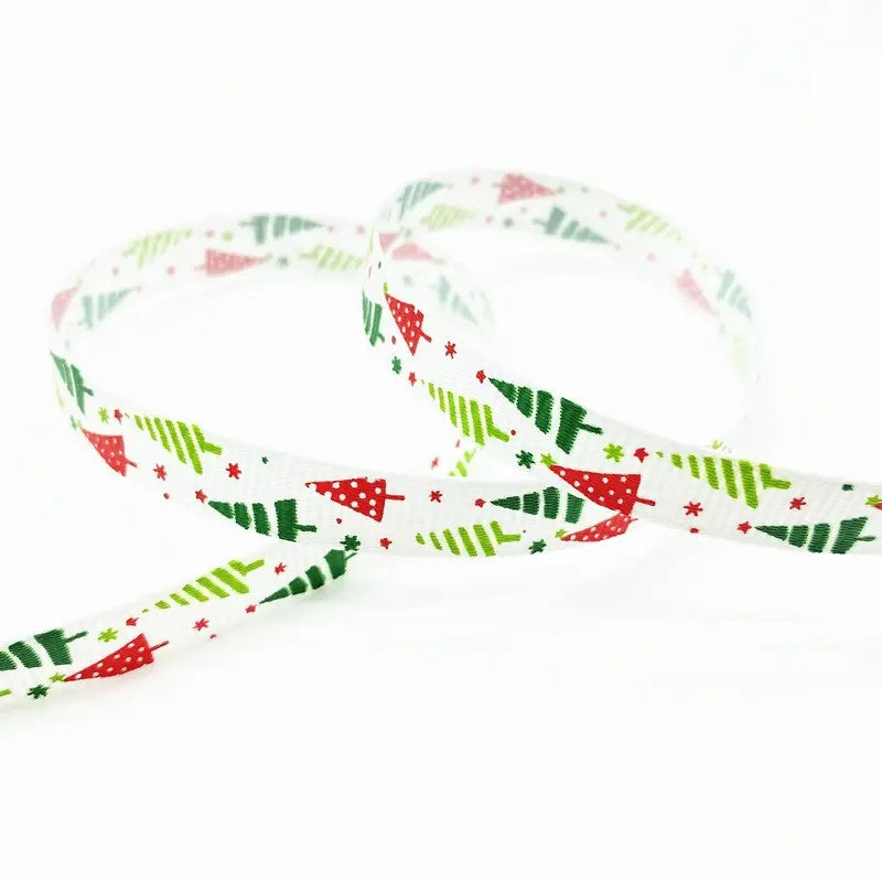 Jõulumustriga Pael 10Mm/4.5M Valik Multicolor / Valge Jõulupuud