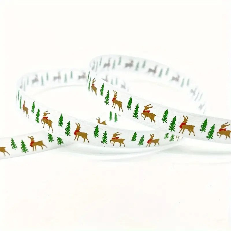 Jõulumustriga Pael 10Mm/4.5M Valik Multicolor / Kuldne Hirveke