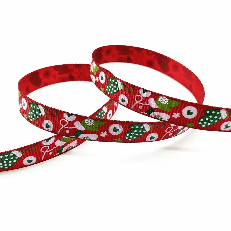 Jõulumustriga Pael 10Mm/4.5M Valik Multicolor / Roheline Kinnas