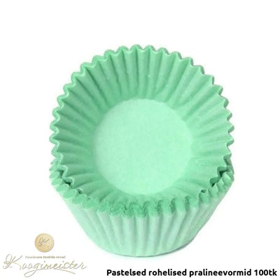 Pastelsed Rohelised Pralineevormid 100Tk