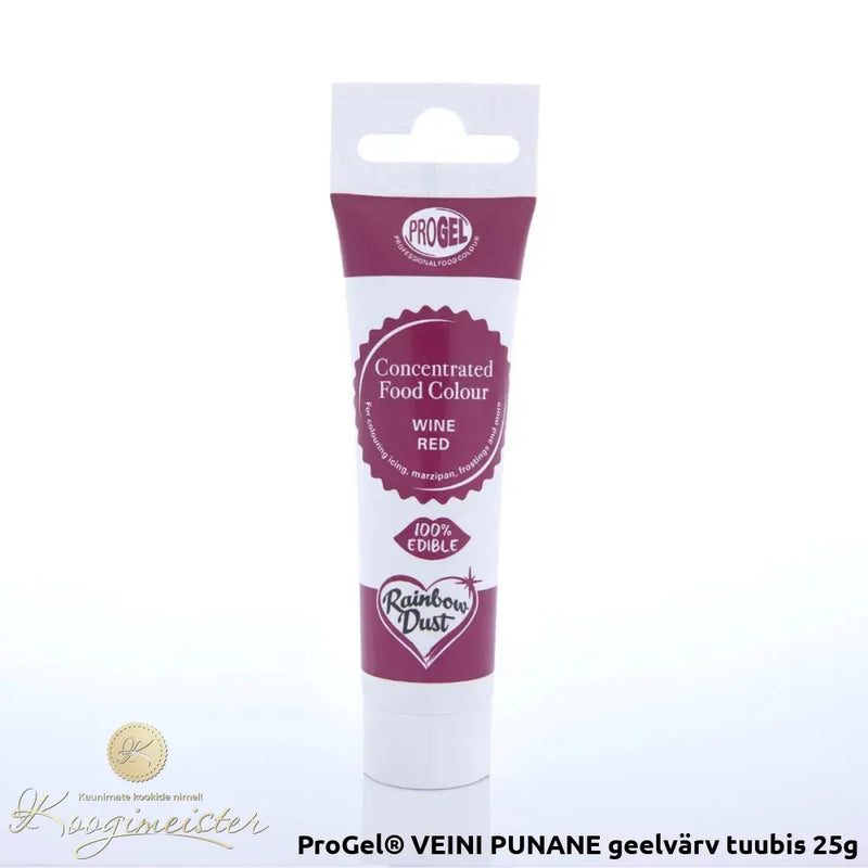 Progel® Veini Punane Geelvärv Tuubis 25G