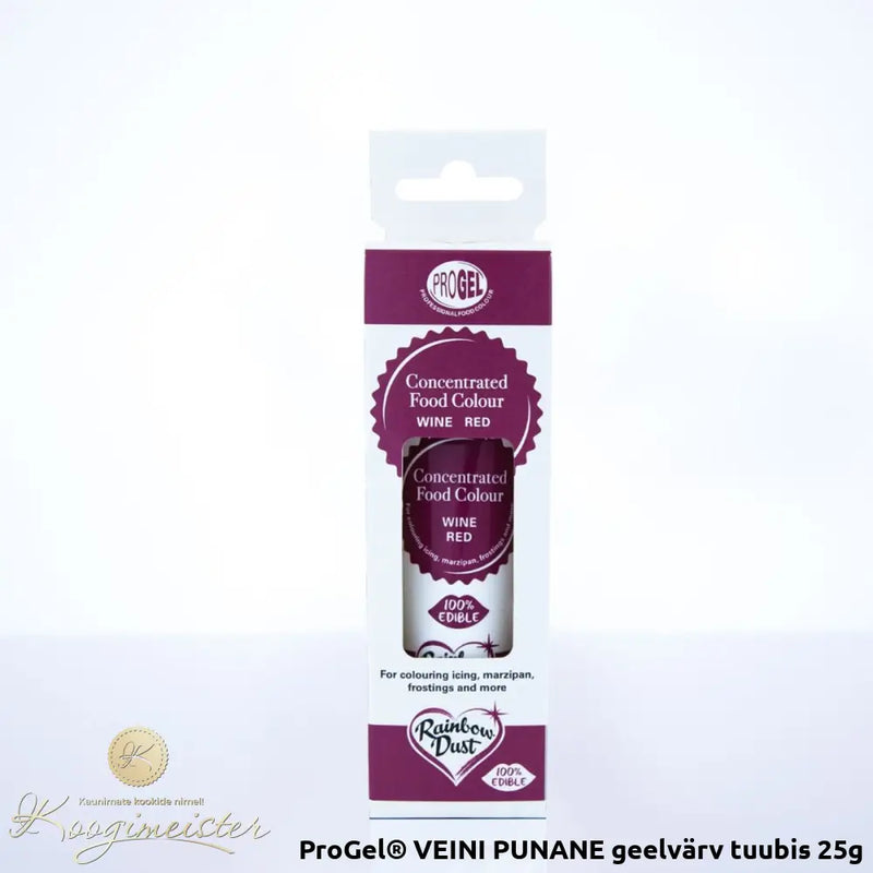 Progel® Veini Punane Geelvärv Tuubis 25G