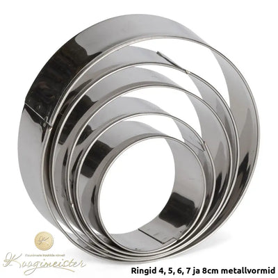 Ringid 4 5 6 7 Ja 8Cm Metallvormid