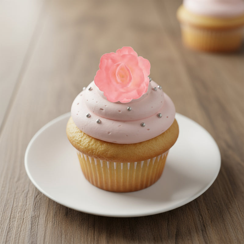 Vahvlist hiina roos roosa varjundiga