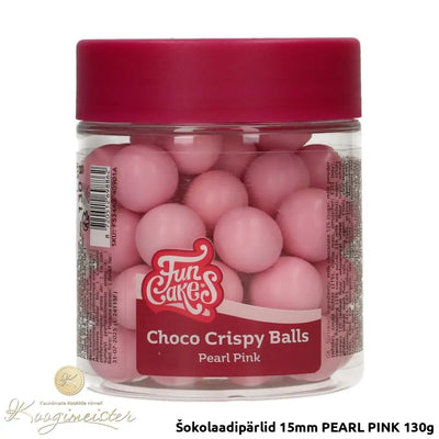 Šokolaadipärlid 15Mm Pearl Pink 130G Toidukaubad