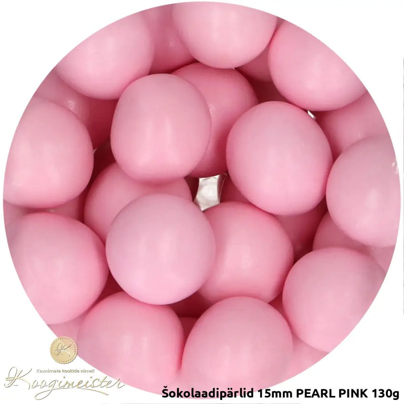 Šokolaadipärlid 15Mm Pearl Pink 130G Toidukaubad