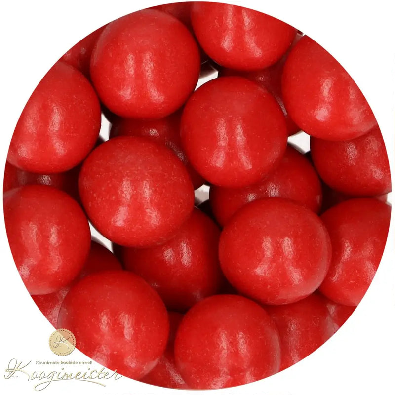 Šokolaadipärlid 15Mm Pearl Red 130G Toidukaubad