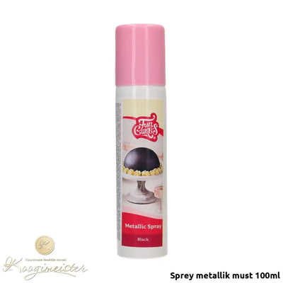 Sprey Metallik Must 100Ml Toidukaubad