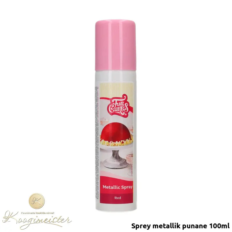 Sprey Metallik Punane 100Ml Toidukaubad