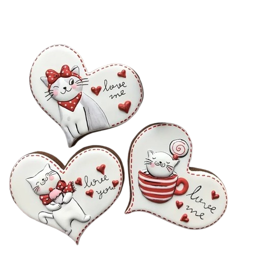 Metallvorm Süda 5 X 6 5Cm