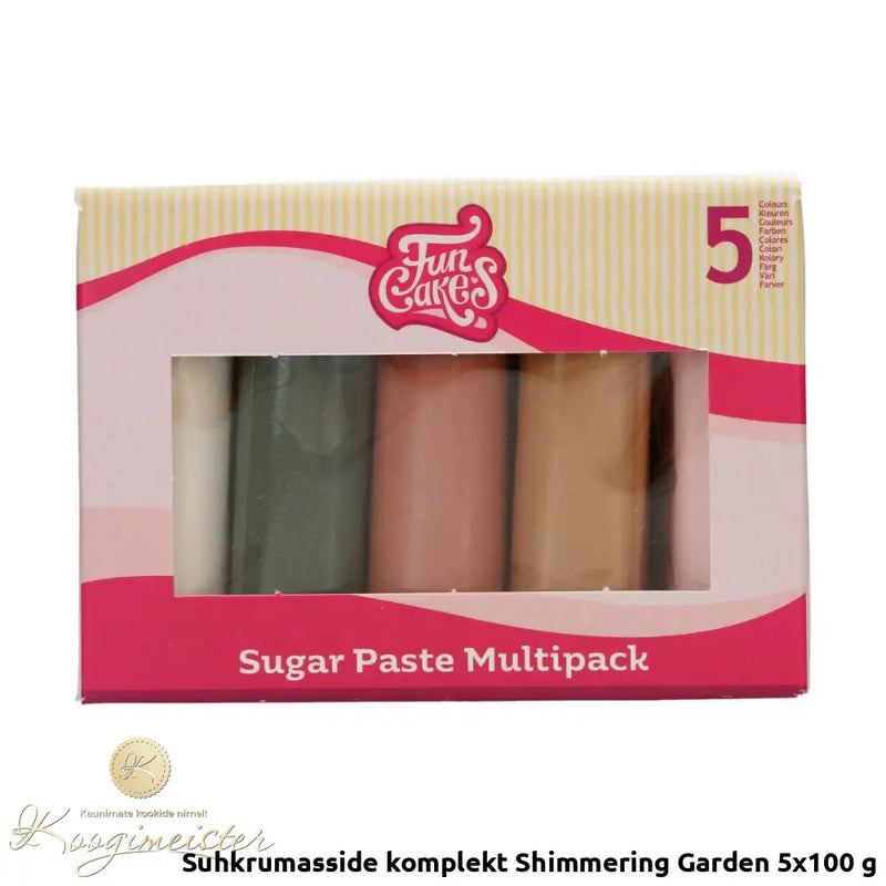 Suhkrumasside Komplekt Shimmering Garden 5X100 G Toidukaubad