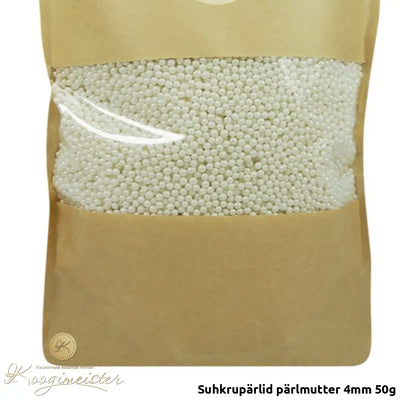 Suhkrupärlid Pärlmutter 4Mm 50G Toidukaubad