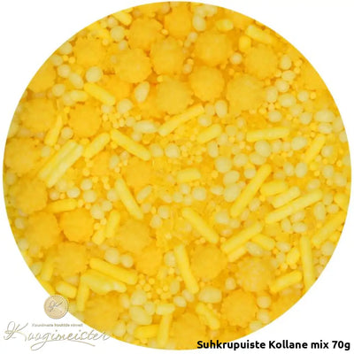 Suhkrupuiste Kollane Mix 70G Toidukaubad