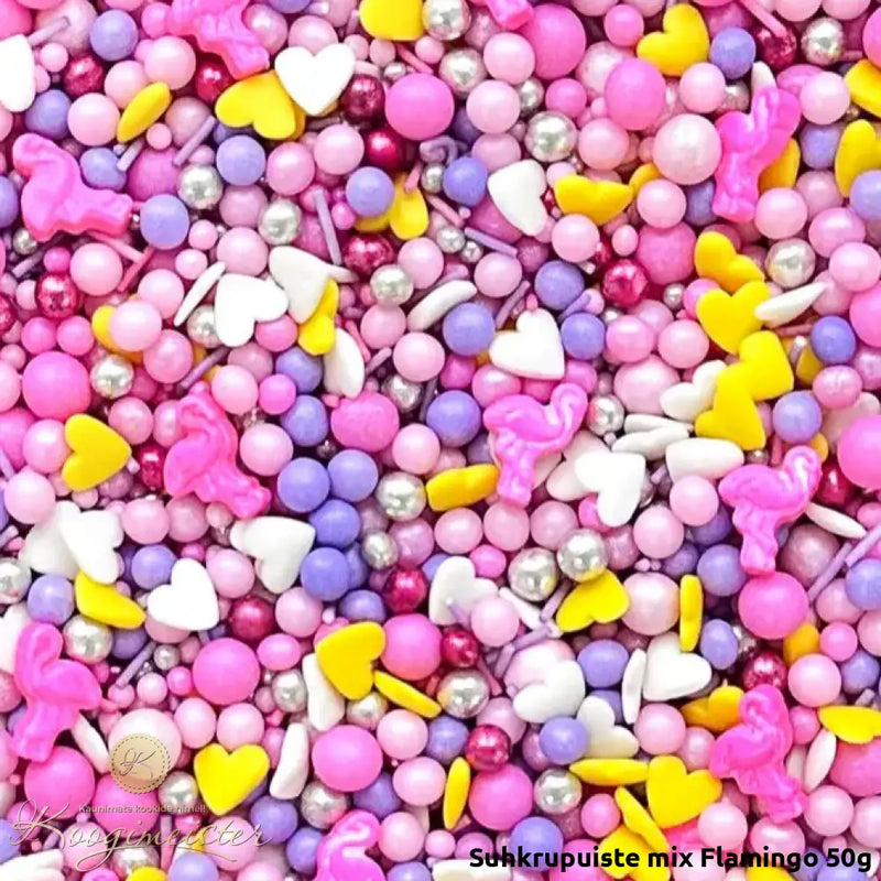 Suhkrupuiste mix Flamingo 50g