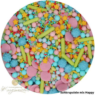 Suhkrupuiste Mix Happy 60G Toidukaubad