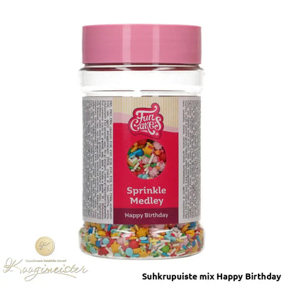 Suhkrupuiste Mix Happy Birthday 180G Toidukaubad