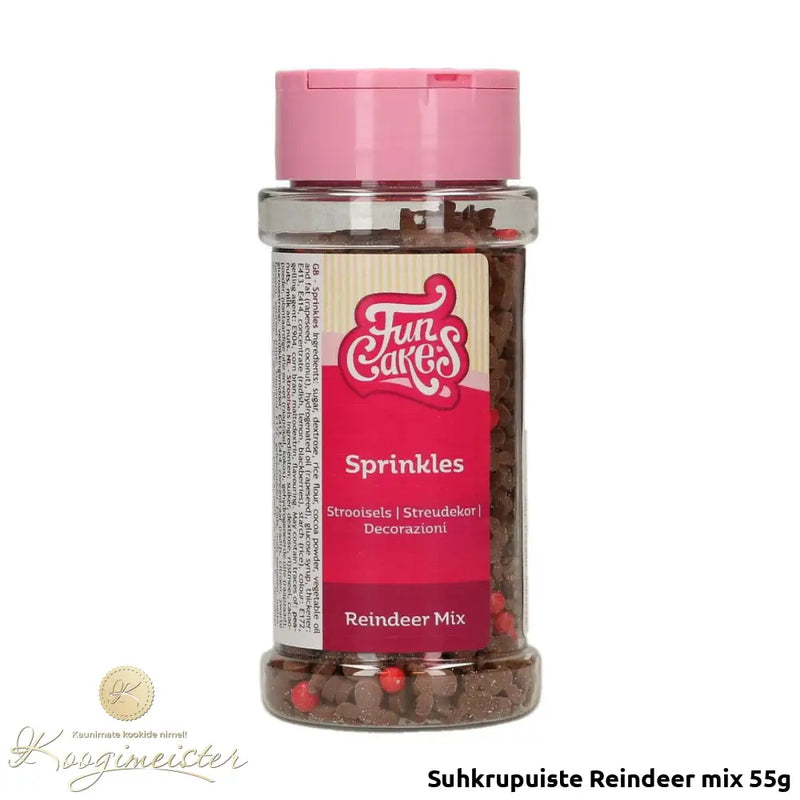 Suhkrupuiste Reindeer Mix 55G Toidukaubad