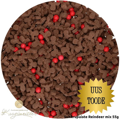 Suhkrupuiste Reindeer Mix 55G Toidukaubad