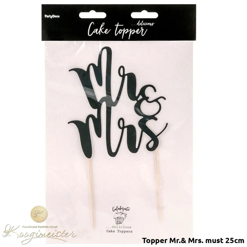 Topper Mr.& Mrs. Must 25Cm