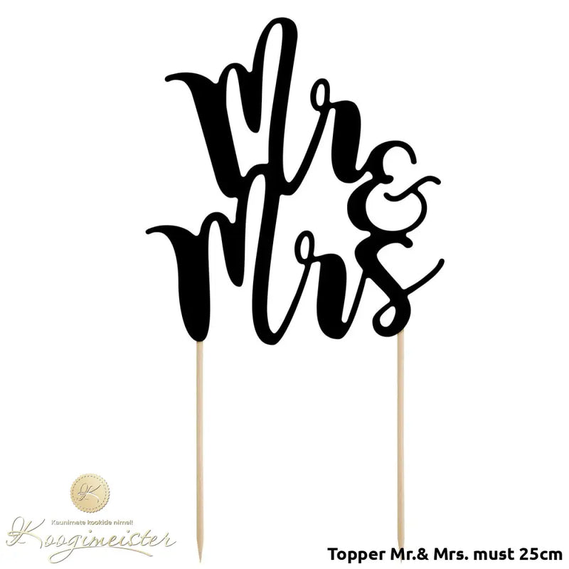 Topper Mr.& Mrs. Must 25Cm